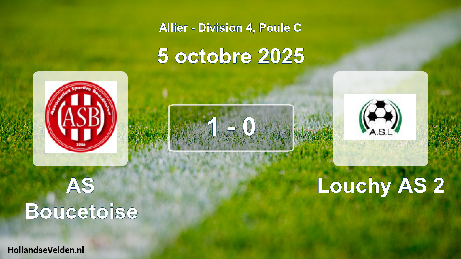 Gespeelde wedstrijd: AS Boucetoise - Louchy AS 2 1 - 0 (5 oktober 2025)