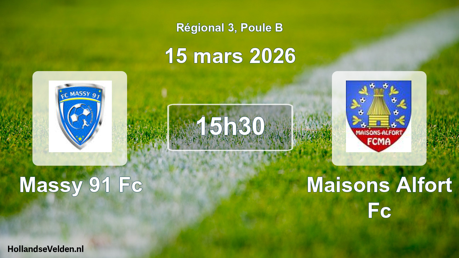 Scheduled Match: Massy 91 Fc - Maisons Alfort Fc (15 March 2026)