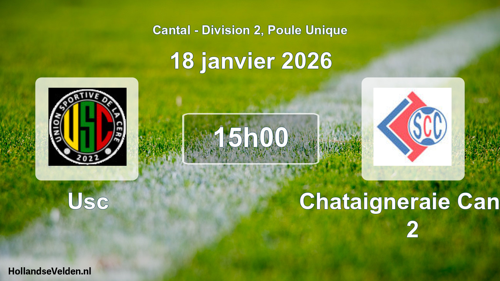 Match programmé: Usc - Chataigneraie Cantal 2 (21 décembre 2025)