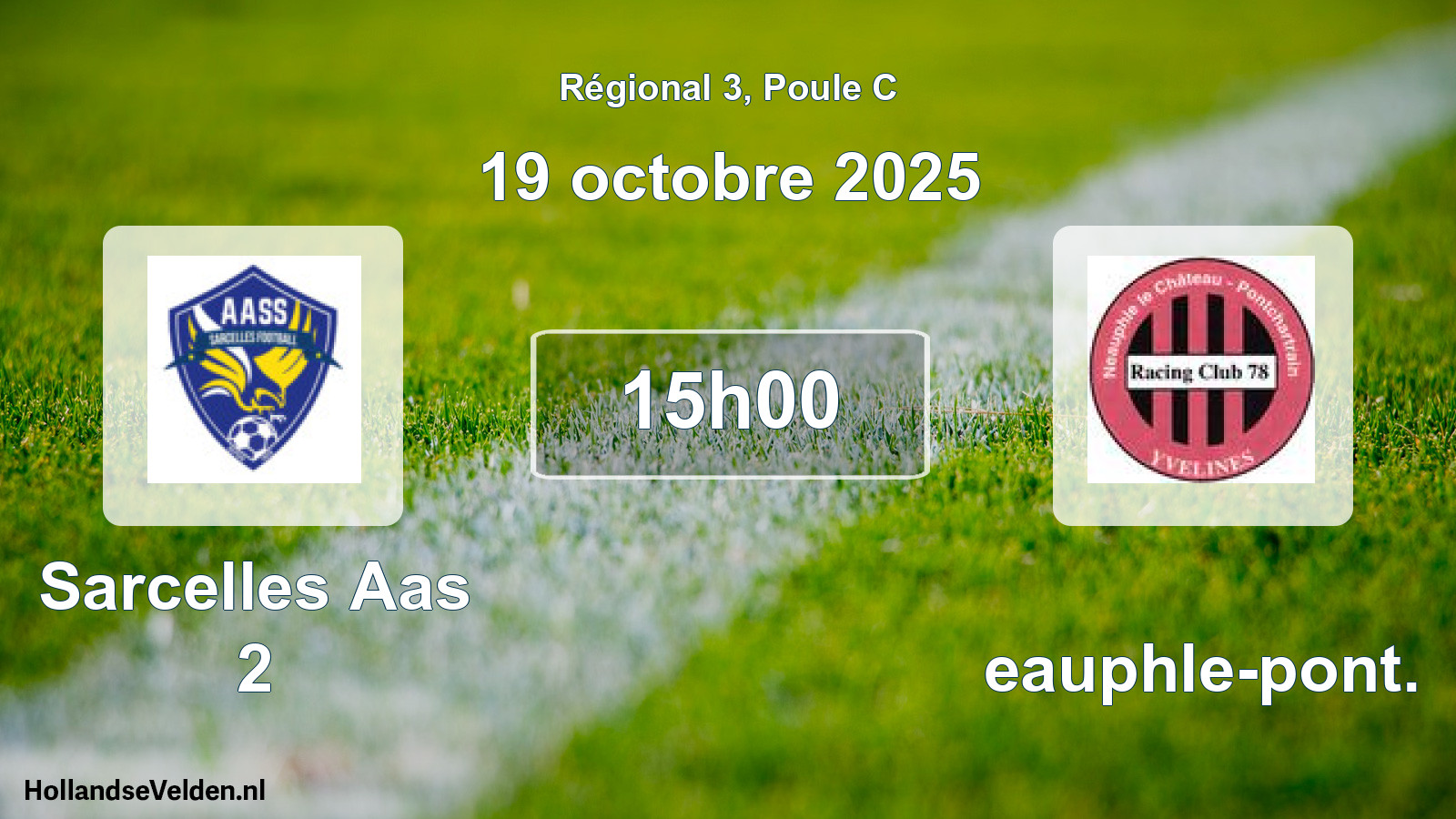 Scheduled Match: Sarcelles Aas 2 - Neauphle-pont. (19 October 2025)