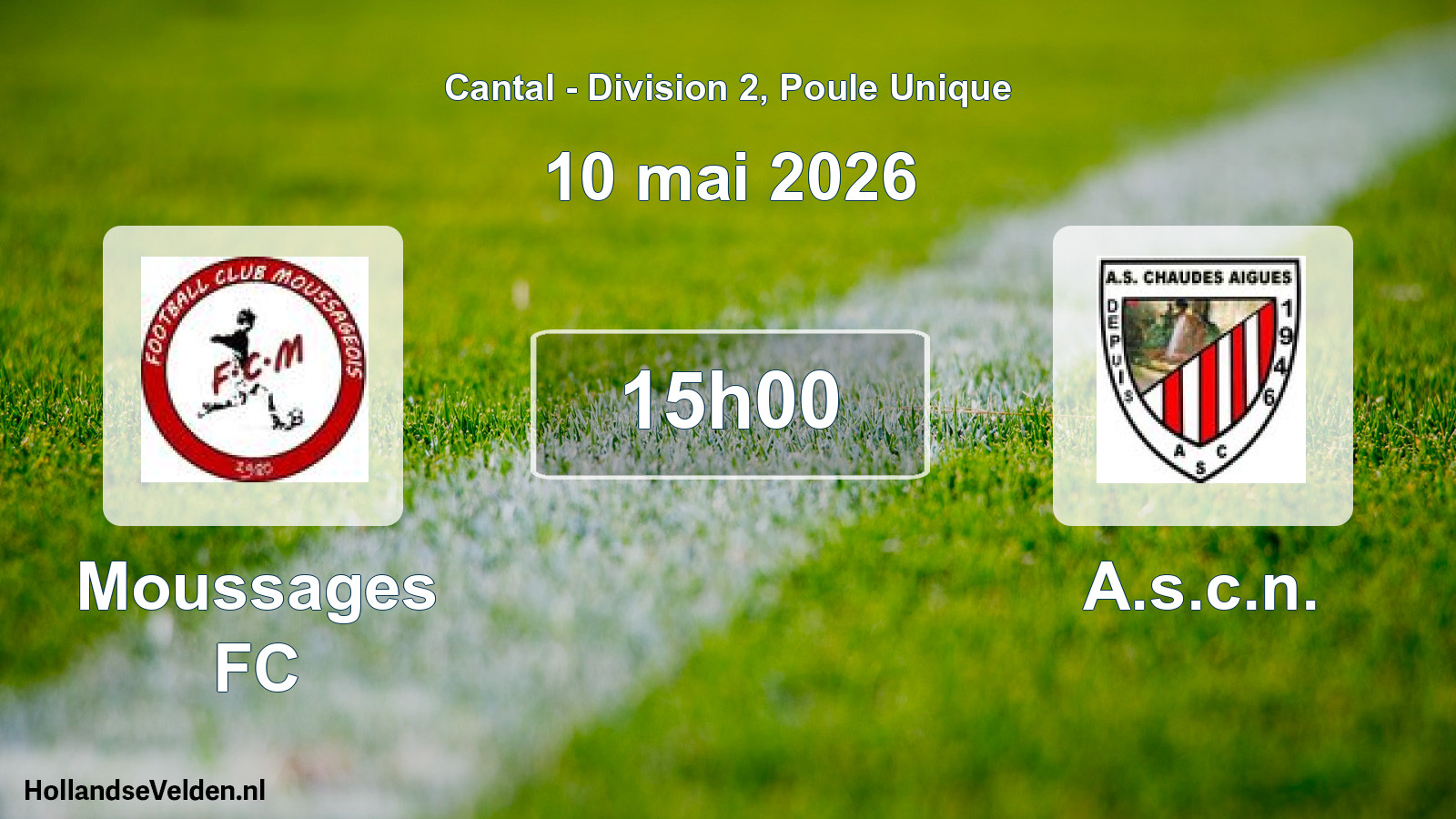 Match programmé: Moussages FC - A.s.c.n. (10 mai 2026)