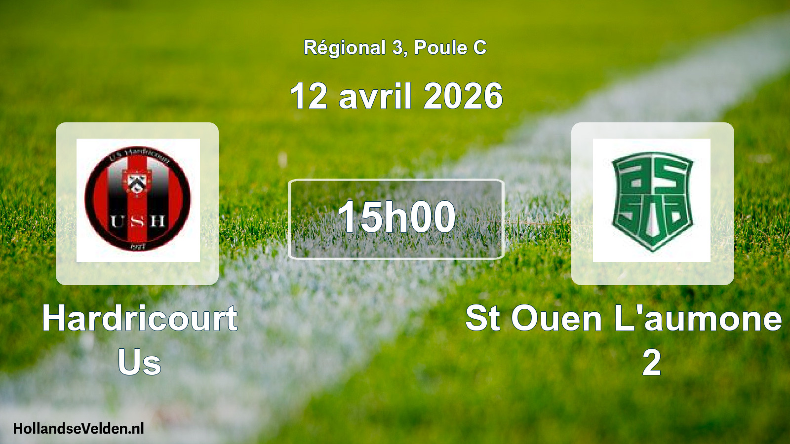 Scheduled Match: Hardricourt Us - St Ouen L'aumone As 2 (12 April 2026)