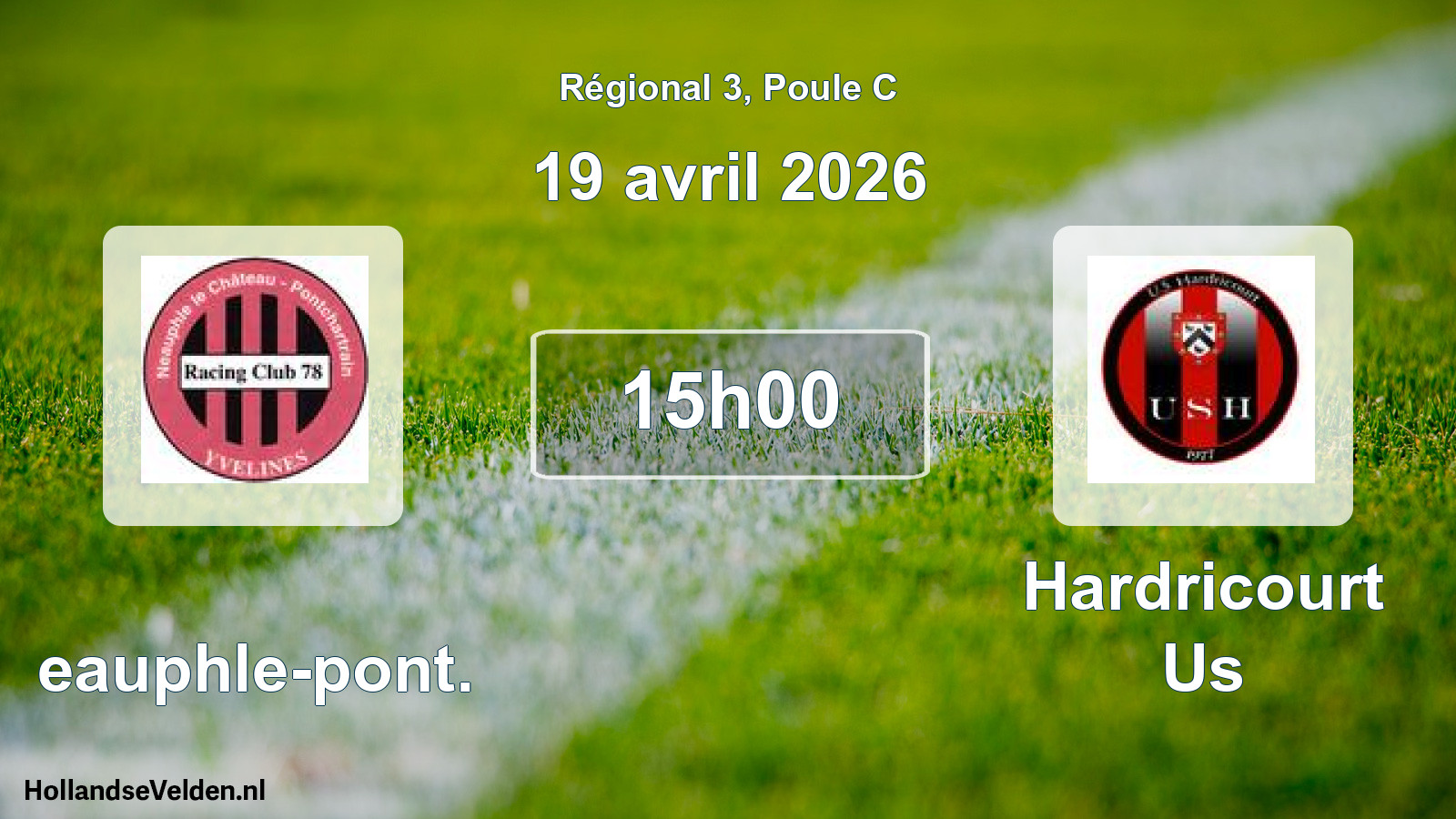Scheduled Match: Neauphle-pont. - Hardricourt Us (19 April 2026)